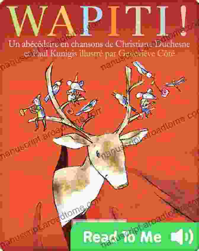 A Child Reading W Is For Wapiti Christiane Duchesne