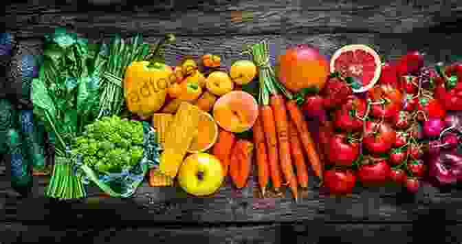 A Colorful Array Of Fresh Fruits And Vegetables How To Heal Eczema Naturally: A Quick Self Help Guide To Learn The Secrets Of Healthy Skin