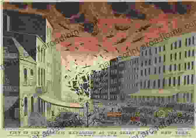 A Dramatic Depiction Of Firefighters Battling The Great Fire Of 1835, Showcasing Their Bravery And Dedication In Protecting The City. Manhattan Moves Uptown: An Illustrated History (New York City)