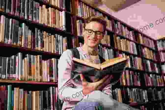 A Person Sitting In A Library, Reading A Book Of Poetry While Wearing A Stylish Outfit. Fashioning Poetry Christian Shields