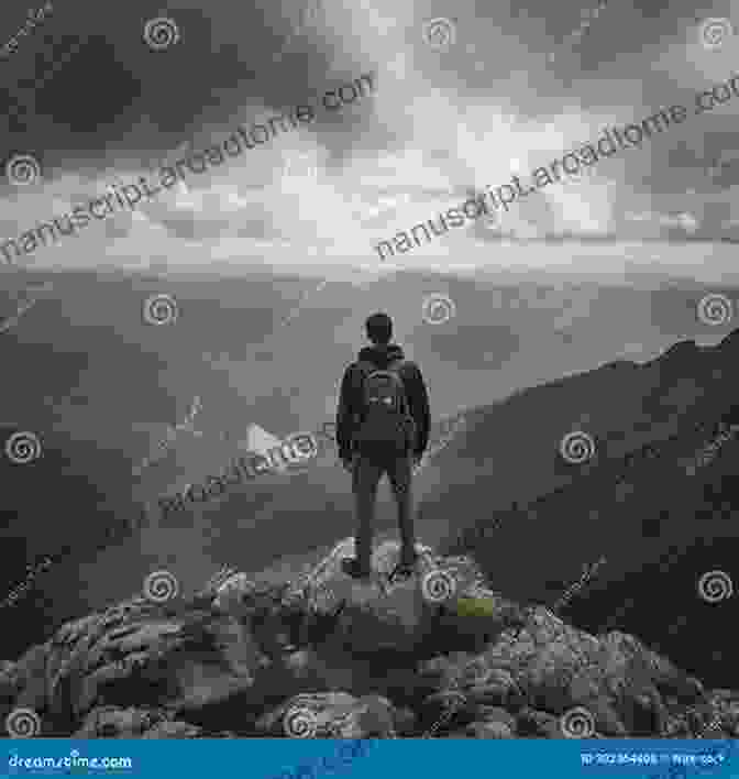 A Person Standing On A Mountaintop, Looking Out At A Stormy Sky, Representing The Challenges And Opportunities Of Difficult Times. Broken Open: How Difficult Times Can Help Us Grow