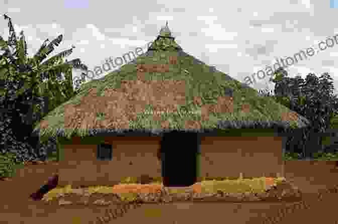 A Sketch By Chlotilde Martin Depicting A Traditional Gullah Village With Thatched Roof Cabins And A Church. Northern Money Southern Land: The Lowcountry Plantation Sketches Of Chlotilde R Martin (Non Series)