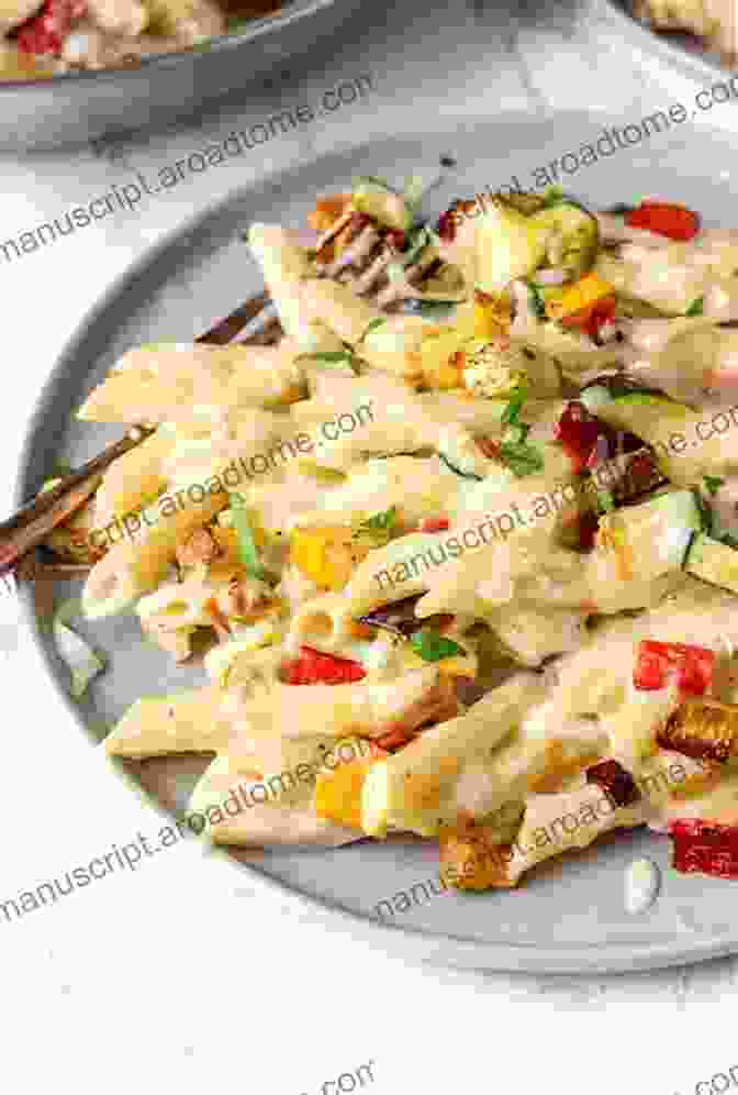 Creamy And Flavorful Vegan Pasta Topped With Colorful Roasted Vegetables Vegan Meal Prep: Embrace The Benefits Of A Vegan Diet Through Many Easy And Quick Recipes For Beginners