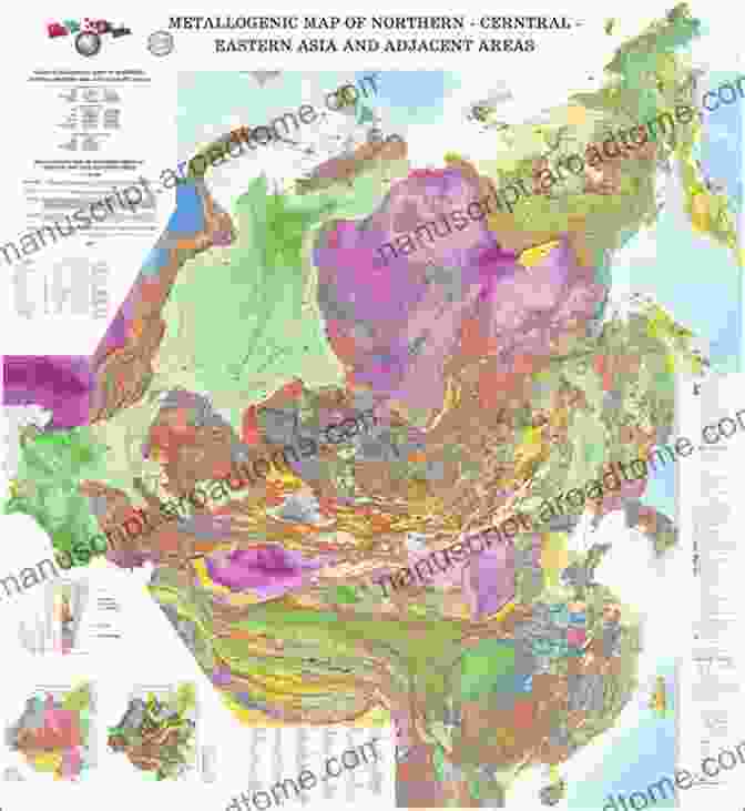 Map Of Asia's Metallogenic Provinces, Highlighting The Distribution Of Major Mineral Deposits And Their Relationship To Tectonic Features. The Tectonics And Metallogenesis Of Asia