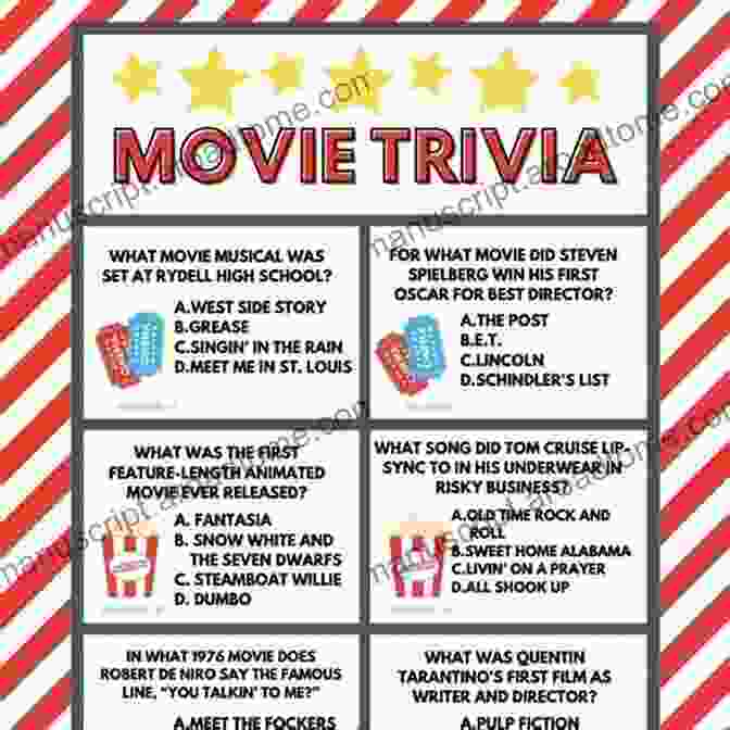 Movie Trivia Questions That Will Test Your Movie Knowledge Music And Movies Fun Trivia (Ultimate Trivia 5)