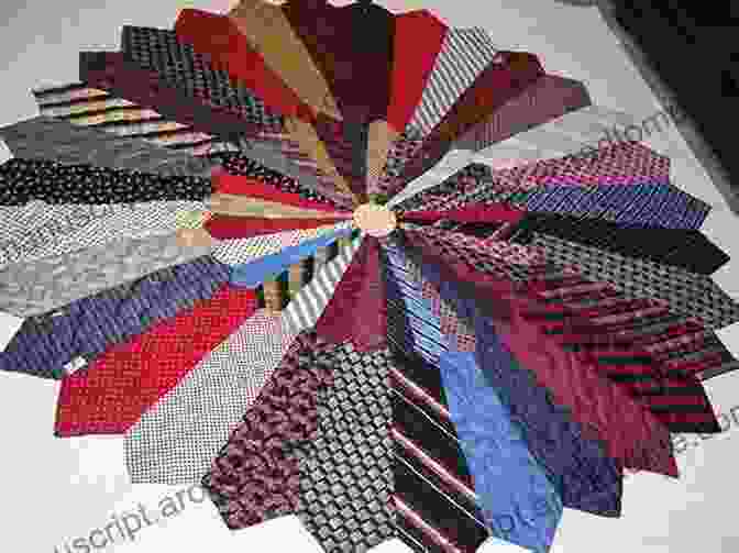 Necktie Quilt Showcasing The Author's Meticulous Craftsmanship And Attention To Detail Necktie Quilts Reinvented Christine Copenhaver