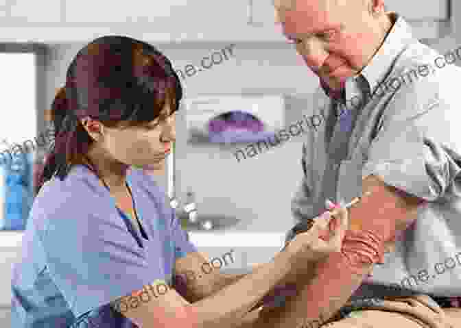 Nurse Administering An Injection To A Patient Inflammation Advancing Age And Nutrition: Research And Clinical Interventions