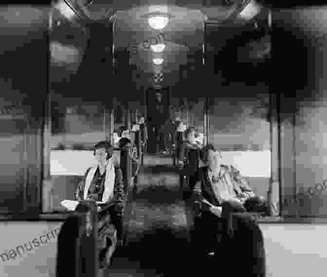 Passengers Relaxing In A Pullman Car, Dressed In Elegant Attire The Story Of The Pullman Car