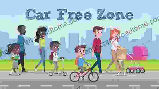 People Walking And Cycling In A Car Free Zone Asphalt Nation: How The Automobile Took Over America And How We Can Take It Back