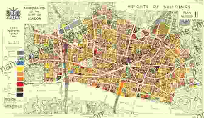 Planning London Book Cover With A Map Of London And Architectural Sketches Planning London James Simmie