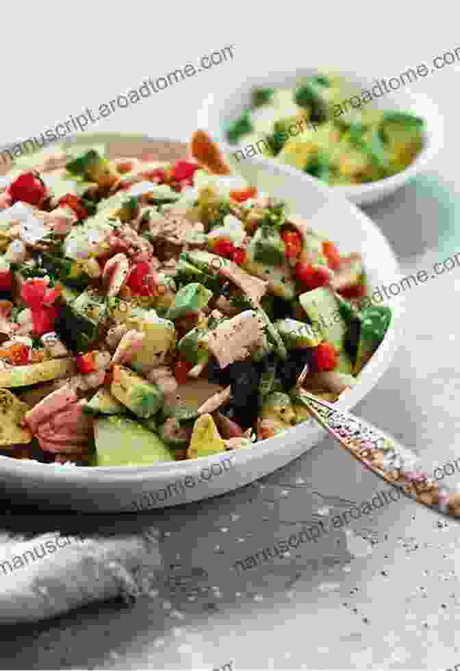 Refreshing Avocado Tuna Salad With Crisp Greens Keto In Five: Easy Five Ingredient Keto Diet Recipes With 5 Ingredients Or Less 5 Net Carbs Or Less