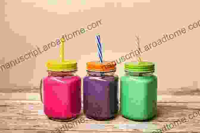 Vibrant And Colorful Smoothies In Glass Jars Garnished With Fresh Fruits And Berries The Juice Lady S Remedies For Asthma And Allergies: Delicious Smoothies And Raw Food Recipes For Your Ultimate Health